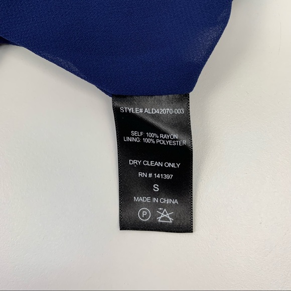 ASTR the Label Sweetheart Mini Dress Tie Shoulder Blue Size Small - Picture 6 of 10